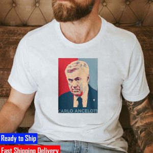 Carlo Ancelotti Coach Real Madrid Champions League Final 2022 Unisex T-Shirt