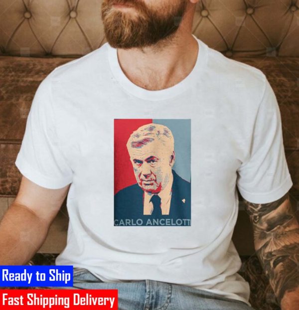 Carlo Ancelotti Coach Real Madrid Champions League Final 2022 Unisex T-Shirt