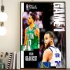 Celtics vs Warriors NBA Finals 2022 Game 1 Schedule Home Decor Poster Canvas