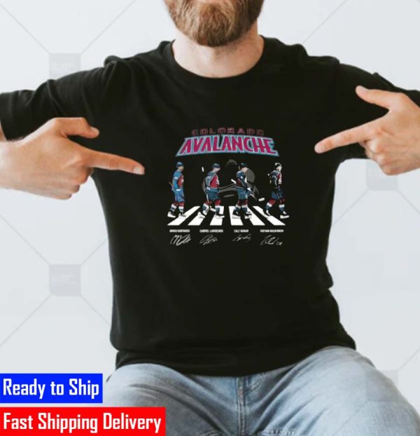 Colorado Avalanche Abbey Road Signatures Classic T-Shirt