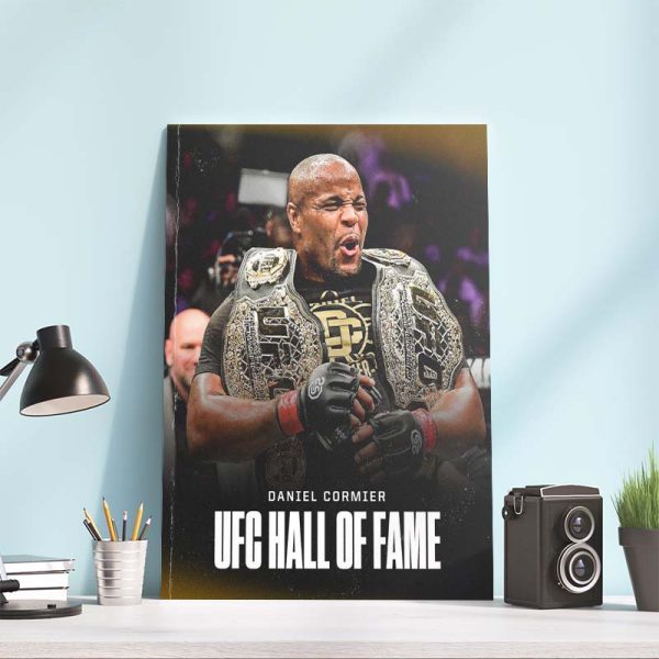 Congratulation Daniel Cormier UFC Hall of Fame Poster Canvas