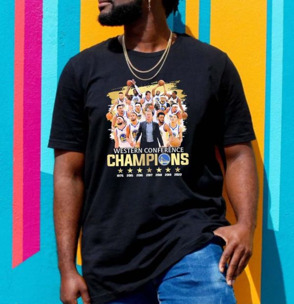 Congratulation Golden State Warriors Team Win Western Conference Champions 2022 T-shirt