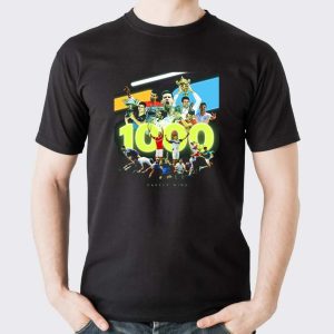 Congratulation Novak Djokovic 1000 Wins in Career Gift T-shirt