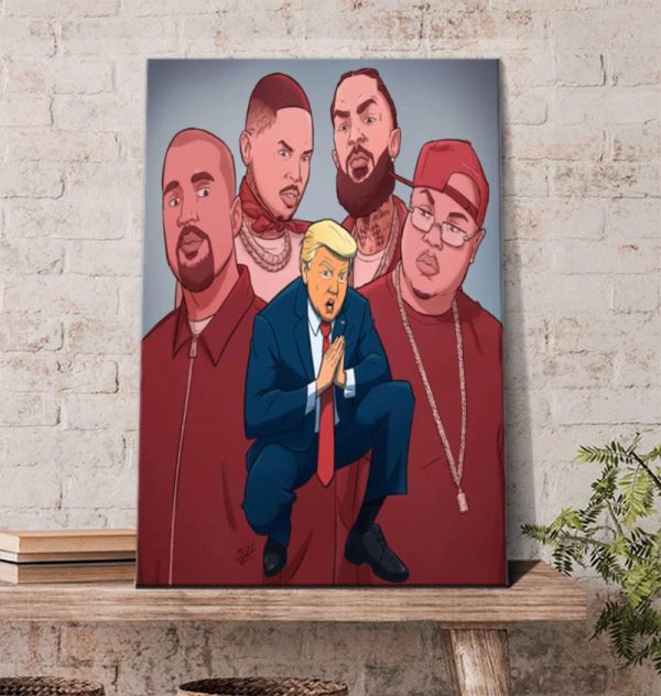 Dark Maga Hip Hop Style Poster Canvas