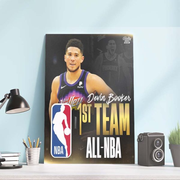 Devin Book Phoenix Suns All-NBA First Team Art Decor Poster Canvas