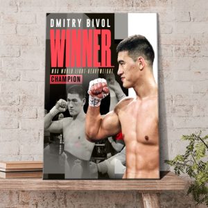 Dmitry Bivol Winner WBA World Light Heavyweight Champion Poster Canvas