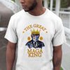 Great Maga King Trump America Flag T-Shirt