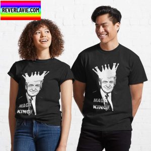 Donald Trump Crown The Great MAGA King Black Shirt
