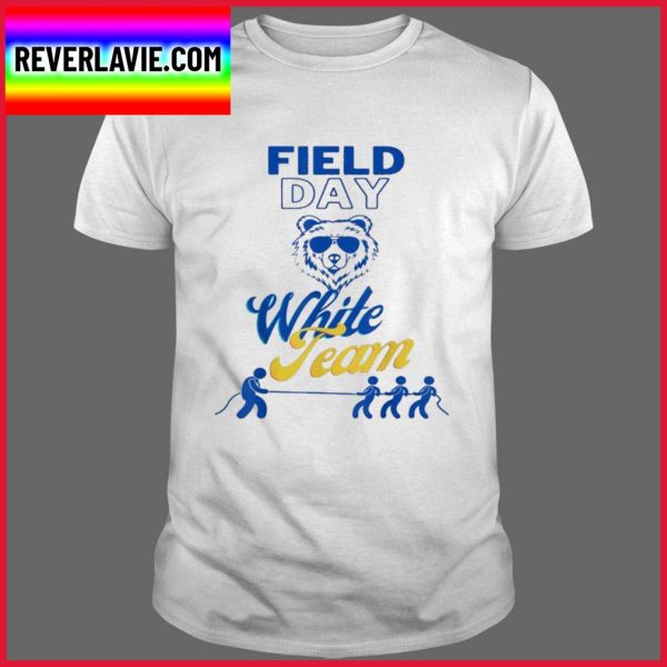 Field Day White Team Fan Gear Bear Mascot Inspired Classic T-Shirt