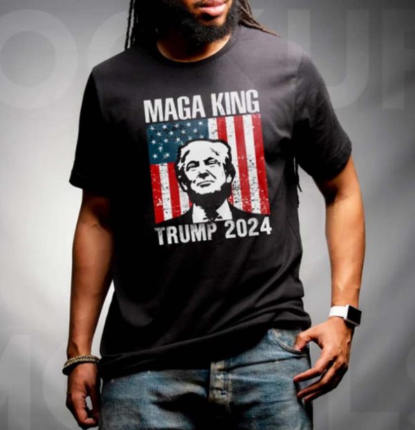 Flag America Maga King Trump 2024 T-Shirt