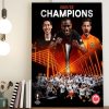 Los Angeles Chargers Vs Los Angeles Rams NFL Battle For LA Art Decor Poster Canvas