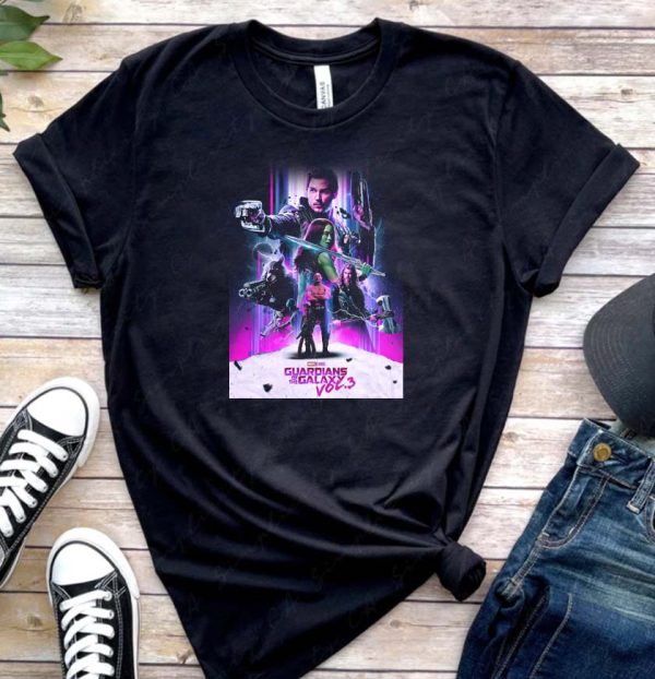 Guardians Of The Galaxy Vol 3 Poster Gift T-shirt