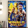 Golden State Warriors Win Western Conference Champs Poster Canvas