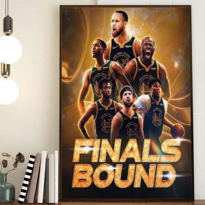 Golden State Warriors to Finals Bound NBA Wall Decor Poster Canvas