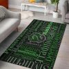 Harry Potter Slytherin Hogwarts Anime Cool Velboa Area Rug Carpet