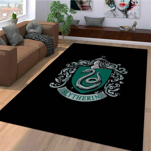 Harry Potter Slytherin Logo Nice Area Rug Carpet