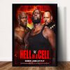 Hell In A Cell Ezekiel vs Kevin Owens WWE Original Poster Canvas