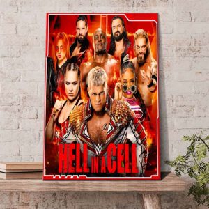 Hell In A Cell WWE Poster Canvas