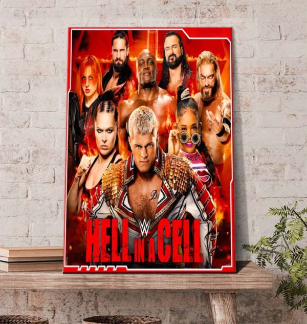 Hell In A Cell WWE Poster Canvas