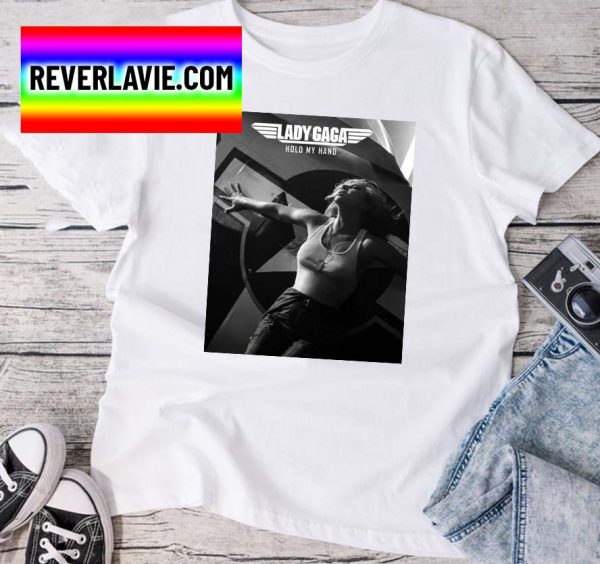 Hold My Hand Lady Gaga Black And White Classic T-Shirt