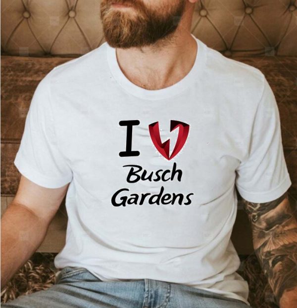 I Love Busch Gardens Logo Unisex T-shirt