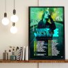 Justin Bieber World Tour 2022 Original Poster Canvas