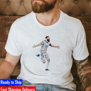 Karim Benzema Real Madrid Win Champions League Unisex T-shirt