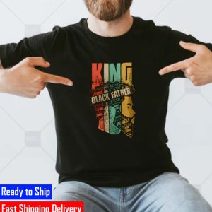 King Black Father Supportive Loving Strong Classic T-Shirt