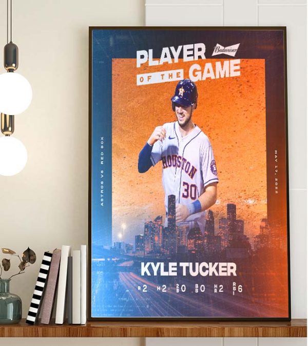 Kyle Tucker Play Of The Game MLB Wall Art Poster Canvas