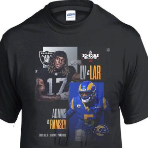 Las Vegas Raiders vs Los Angeles Rams Classic T-shirt