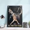 Devin Book All-NBA First Team Phoenix Suns Art Decor Poster Canvas