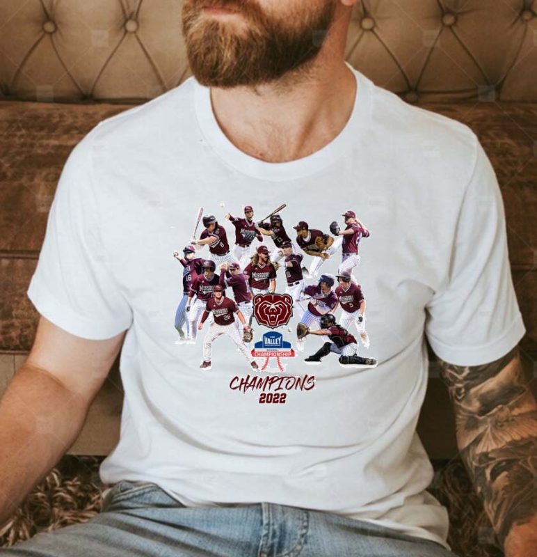 MSU Baseball win MVC Tournament champions T-shirt - REVER LAVIE