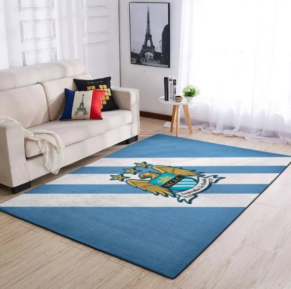 Manchester City FC Premier League Champions 2022 Rug Carpet