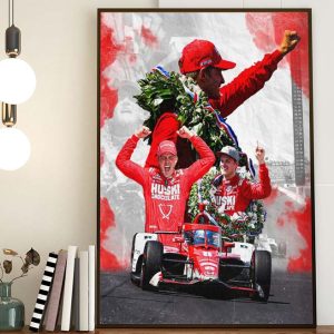 Marcus Ericsson Indy 500 Champions Home Decor Poster Canvas