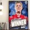Winner Indianapolis 500 Marcus Ericsson Home Decor Poster Canvas