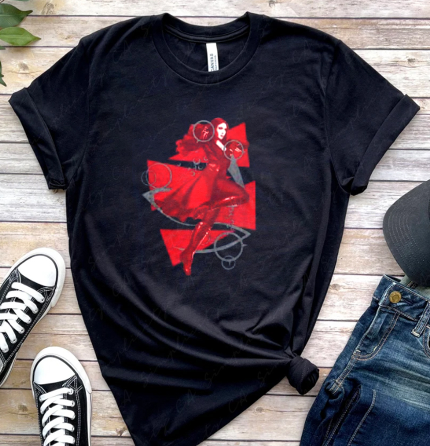 Marvel Scarlet Witch Wanda Maximoff T-Shirt Marvel Scarlet Witch Wanda Maximoff T-Shirt