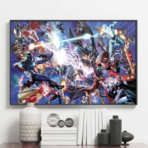Marvel Studio Secret Wars Biggest Film Poster Canvas