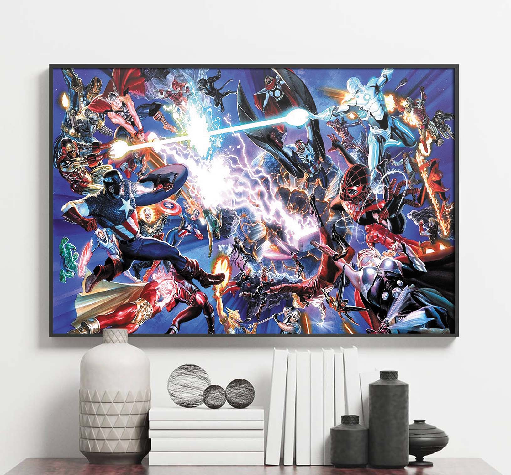 Marvel Studio Secret Wars Biggest Film Poster Canvas Marvel Studio Secret Wars Biggest Film Poster Canvas