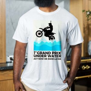 Miami 2060 1St Grand Prix Under Water Act Now Or Swim Later T-Shirt