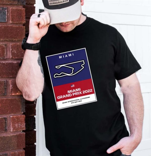 Miami Grand Prix 2022 Maps T-Shirt
