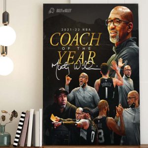 Monty Williams Coach Of The Year NBA 2022 Poster Canvas