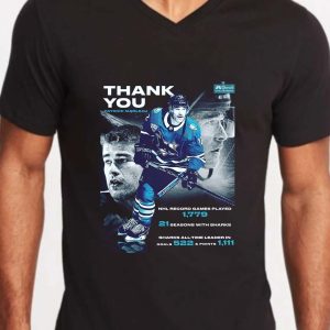 Mr San Jose Shark Retired NHL T-Shirt