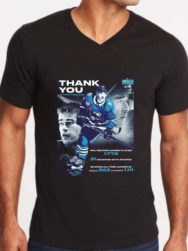 Mr San Jose Shark Retired NHL T-Shirt
