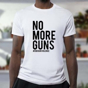 No More Guns-End Gun Violence Bassic T-shirt