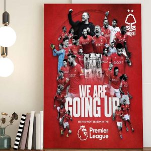 Nottingham Forest Next Season Premier League Poster Canvas