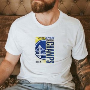 Official Golden State Warriors 2022 Western Conference Champions Locker Room T-Shirt