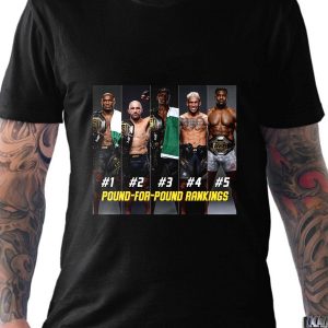Pound For Pound Rankings UFC T-shirt