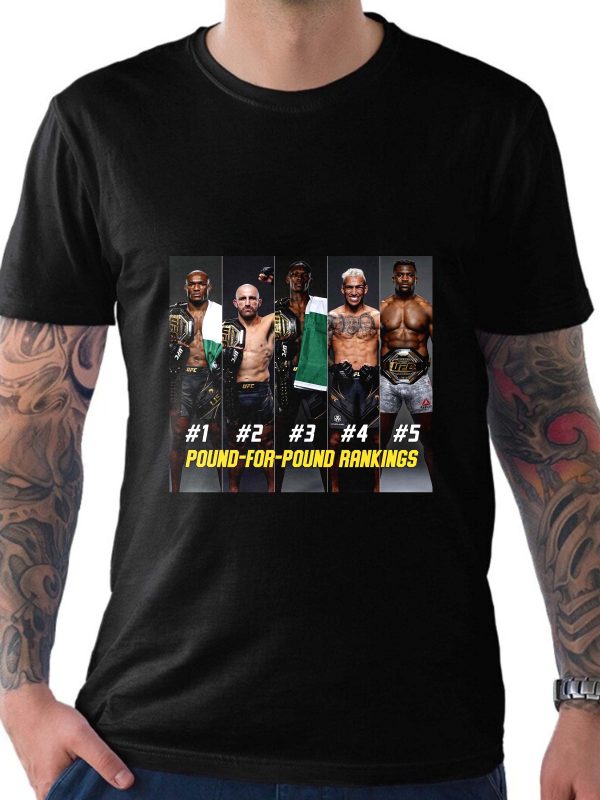 Pound For Pound Rankings UFC T-shirt