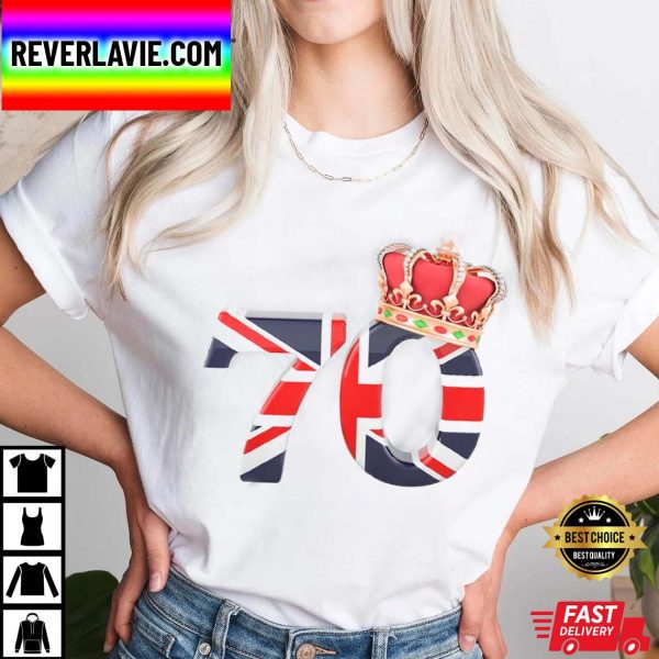 Queen Elizabeth II Platinum Jubilee 2022 Celebration Royal Crown The Queen’s Classic T-Shirt