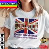 Queen Elizabeth II Platinum Jubilee 2022 Celebration Union Jack Queen’s Crowne British Monarch Royal Classic TShirt